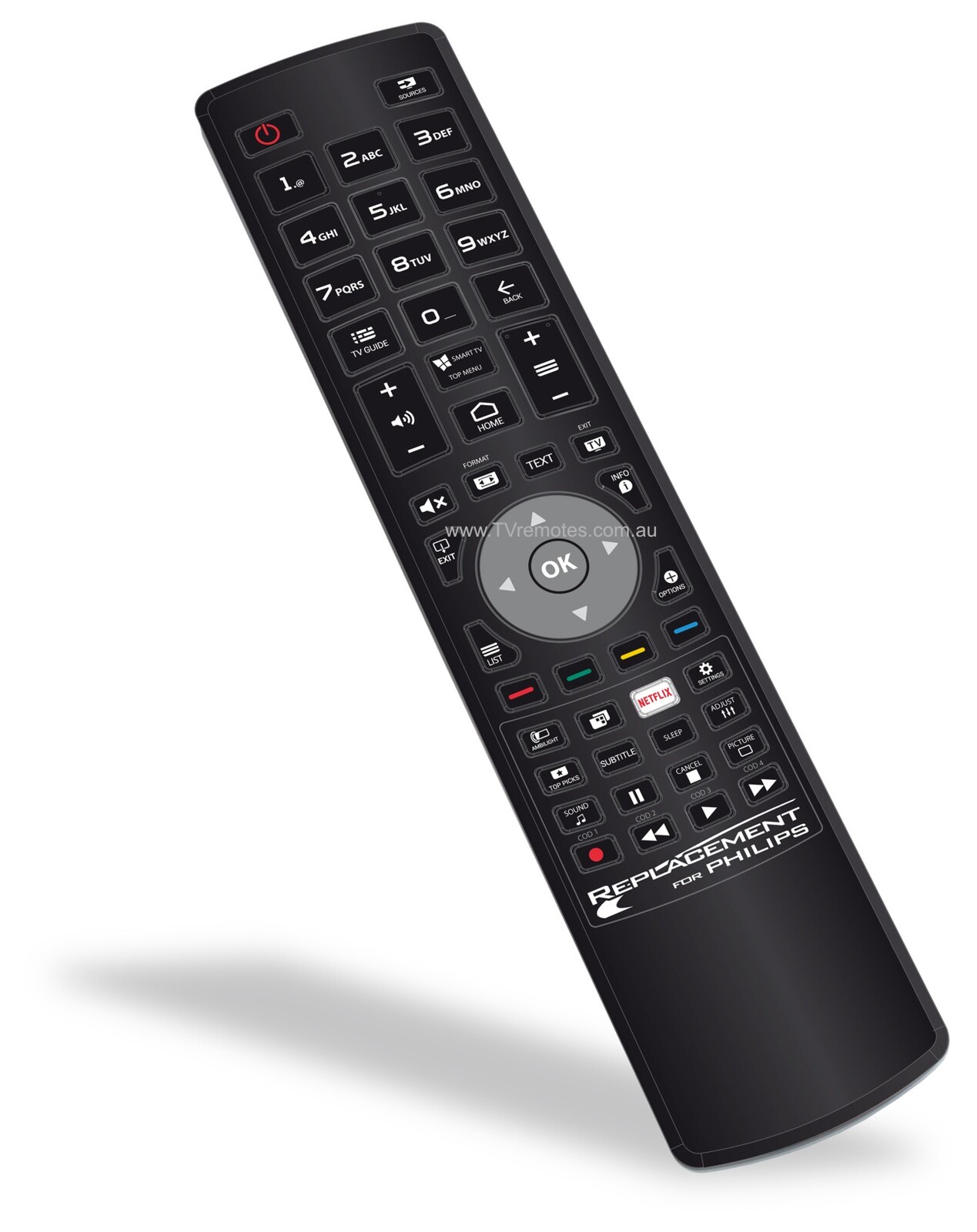 Replacement PHILIPS TV Remote Control NO PROGRAMMING REQUIRED Suits Replacement PHILIPS TV Remote Control NO PROGRAMMING REQUIRED Suits