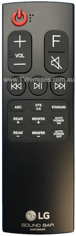 Genuine Original LG SOUND BAR SYSTEM Remote Control AKB75595406.