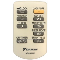 ARC458A7 Genuine Original DAIKIN Air Purifier Remote Control 2065041
