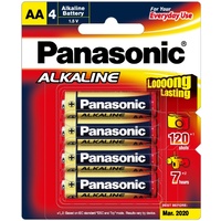 Alkaline AA Batteries 4Pack Blister Pack