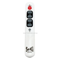 SeKi Slim Seniors Pensioners Remote Control Large Buttons White
