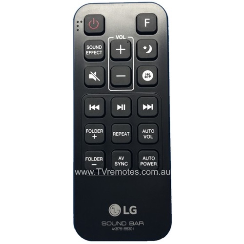 lg sound bar remote buttons