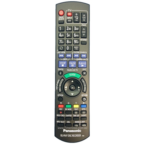 Genuine Original PANASONIC Bluray Recorder Remote Control N2QAYB000977.