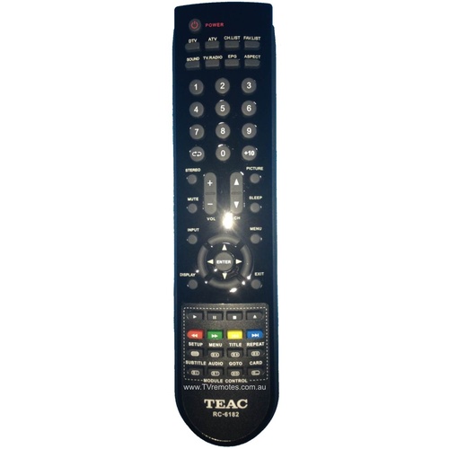 Original TEAC Remote Control RC6182 RC6182
