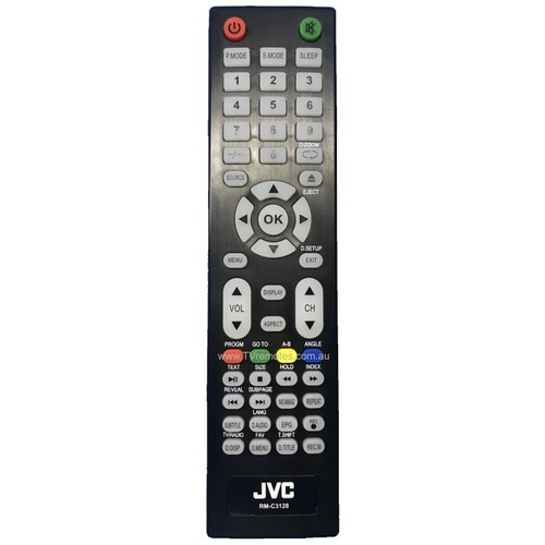 Genuine Original JVC TV Remote Control RMC3128, RMC3128.