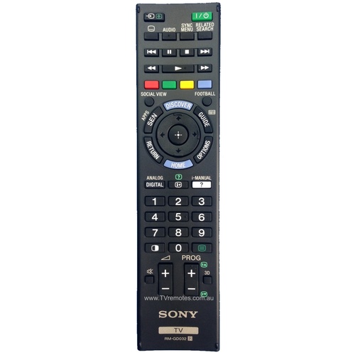 RM-GD032 RMGD032 Genuine Original SONY TV Remote Control KDL-50W800B BRAND NEW 